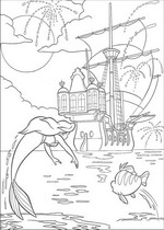 coloring page Ariel, The Little Mermaid